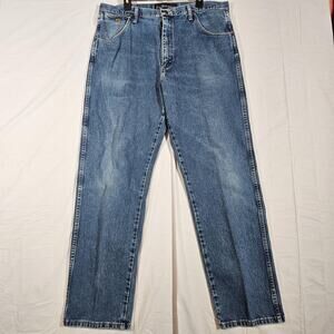 Wrangler George Strait Cowboy Cut Jeans Mens 38x34 Blue Western Denim 31MGSHD